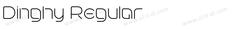 Dinghy Regular字体转换 Dinghy Regular字体转换